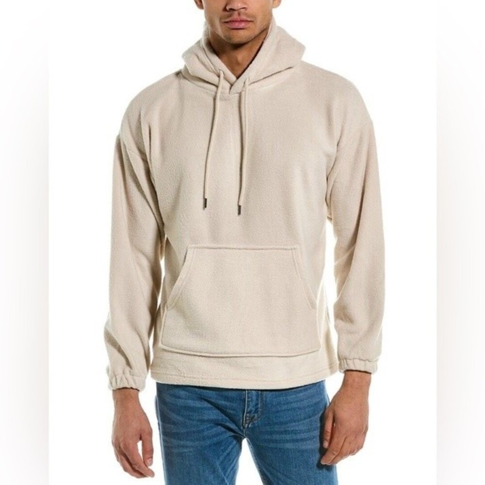 NWT Natural Sherpa Hoodie L